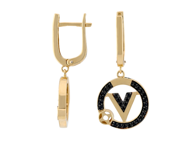 Золотые серьги 0