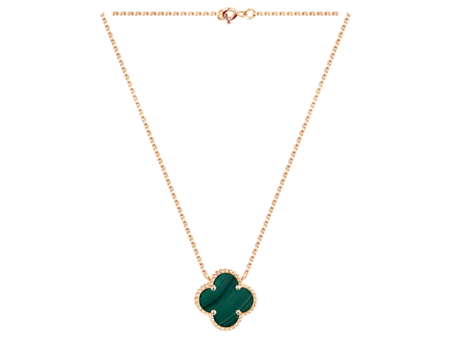 Золотое колье "Клевер" 0