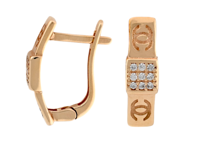 Золотые серьги 0