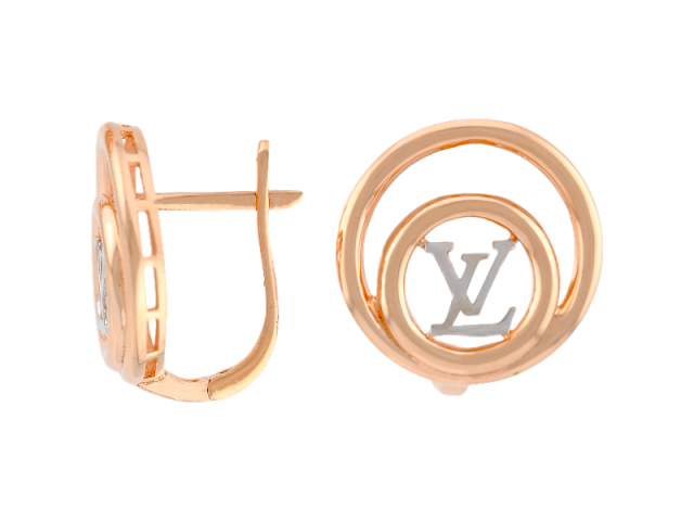 Золотые серьги  0