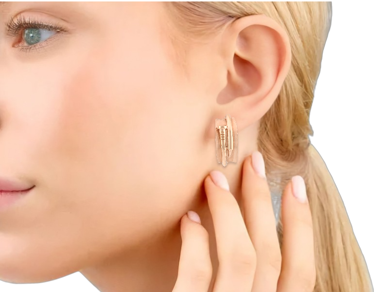 Золотые серьги 1