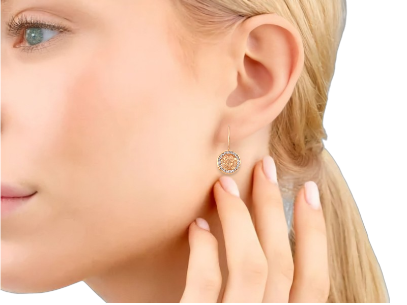 Золотые серьги 1