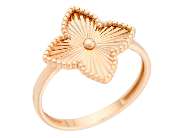 Золотое кольцо с алмазной гранью 16р. 0