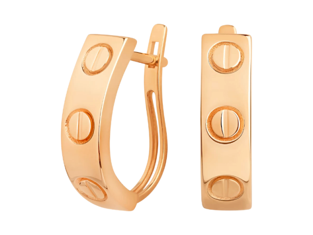 Золотые серьги 0