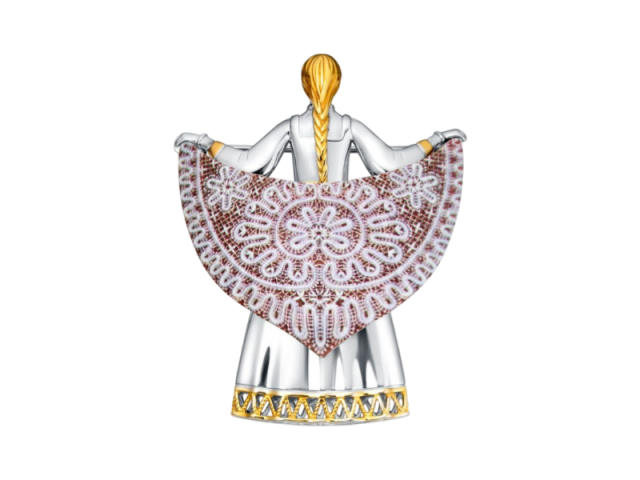 Брошь Русский платок 0