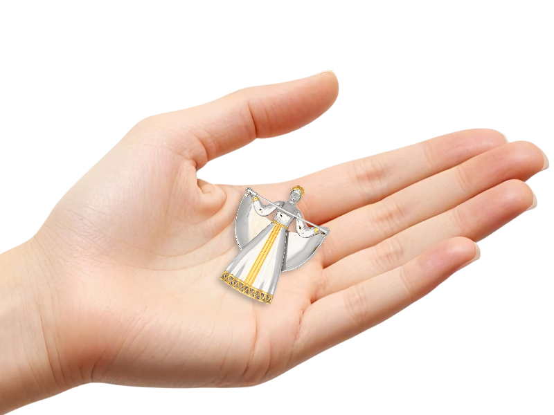 Брошь Русский платок 3