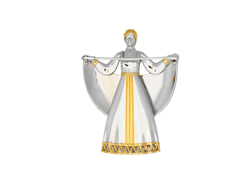 Брошь Русский платок 1