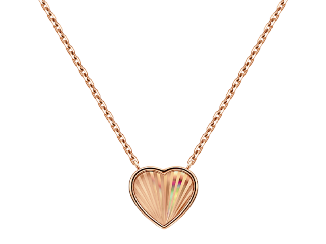 Золотое колье "Сердце" 0