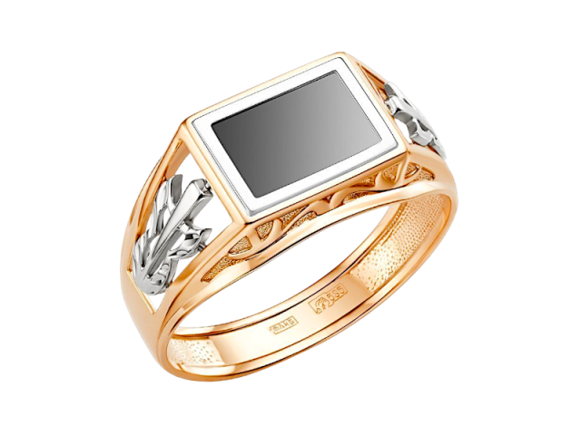 Золотая печатка с Ониксом 20р 0