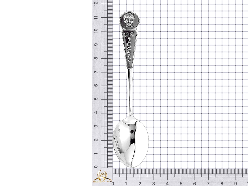 Детская серебряная ложка "На зубок" 1