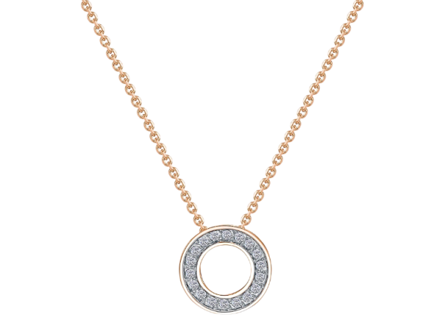 Золотое колье с бриллиантами 0