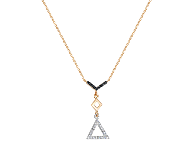 Золотое колье с бриллиантами 0