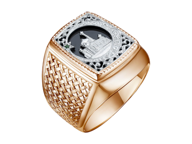 Золотая печатка с Мечетью 22.5р 0