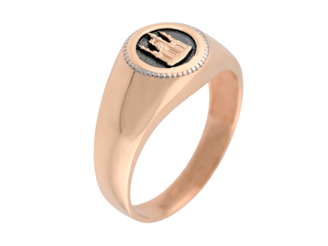 Золотая печатка с Мечетью 22р 0