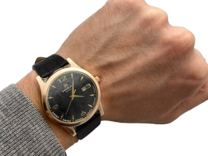 Золотые мужские часы NIKA 1