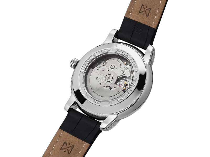 Механические серебряные наручные часы NIKA с автоподзаводом 1