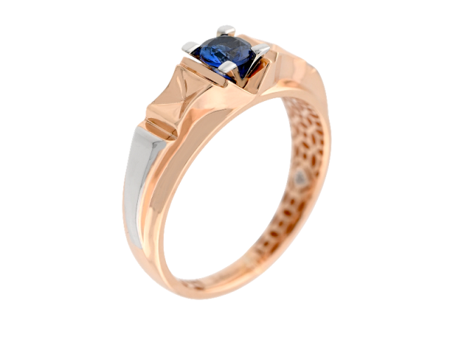 Золотая печатка с сапфиром 20р. 0