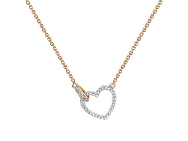 Золотое колье с бриллиантами 0