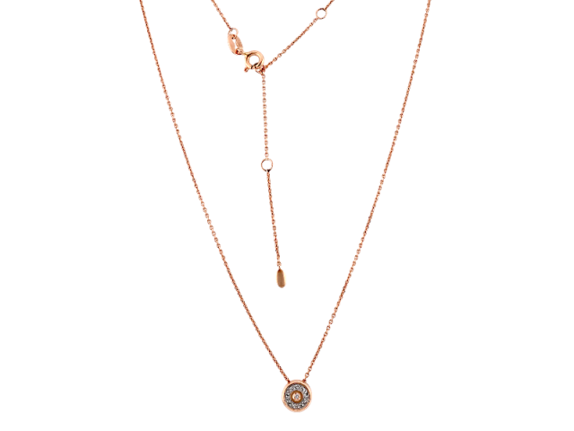 Золотое колье с бриллиантами 0