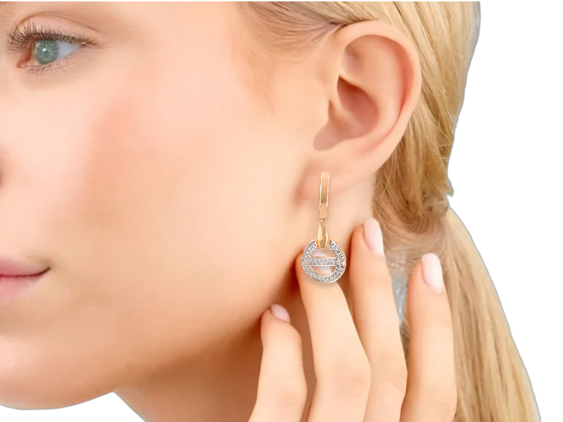 Золотые серьги 1