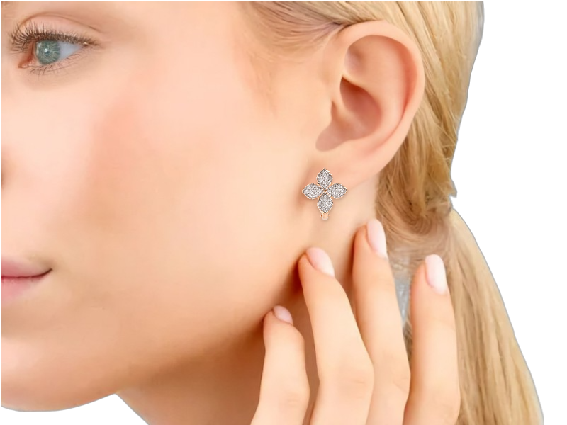 Золотые серьги 1