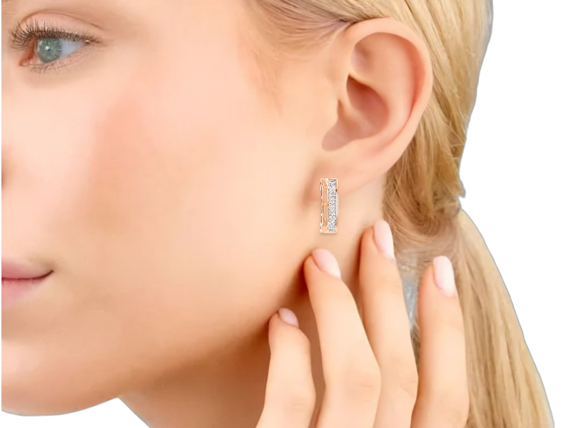 Золотые серьги 1