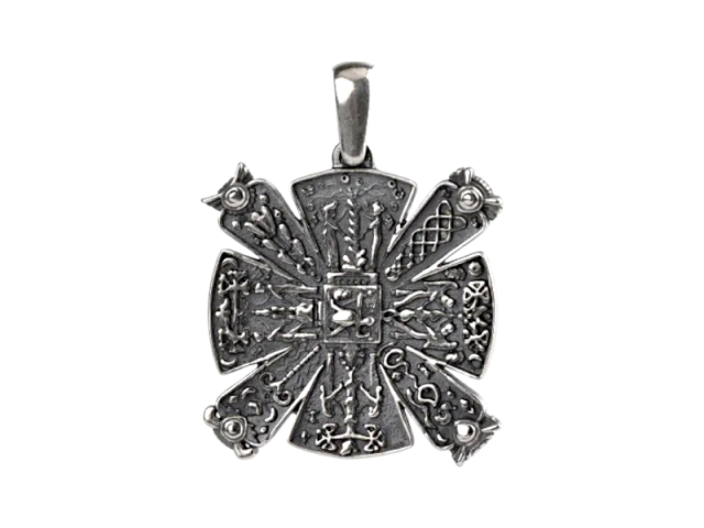 Серебряный оберег "Крес" 0