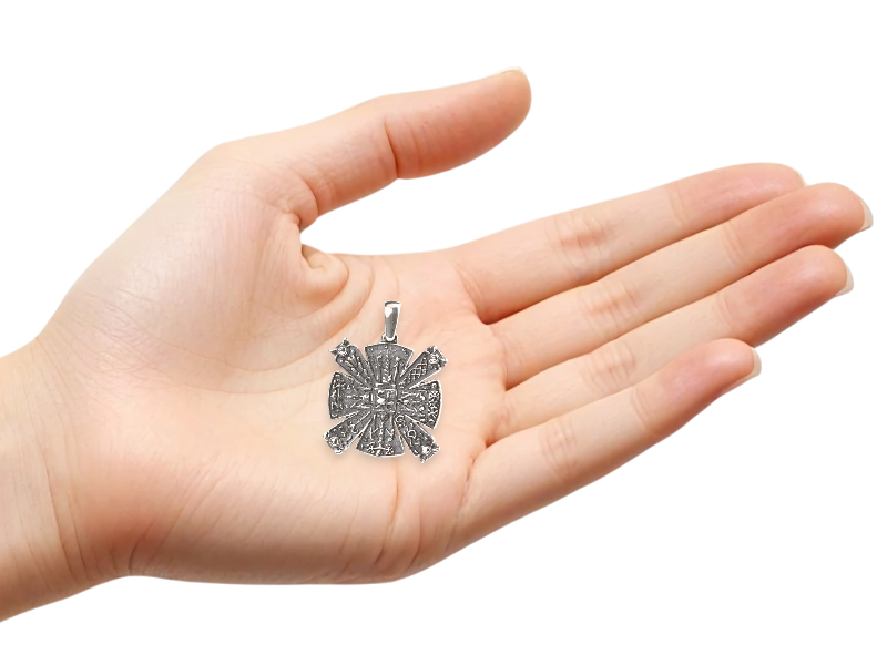 Серебряный оберег "Крес" 2