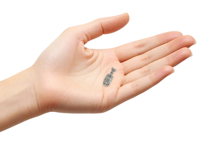 Серебряный оберег "Печать Велеса" 2