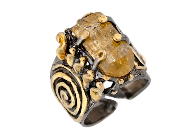 Кольцо "Солнечная капсула" 0