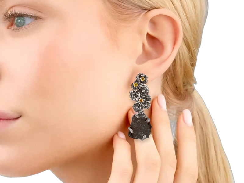 Серьги "Легенда севера" 1